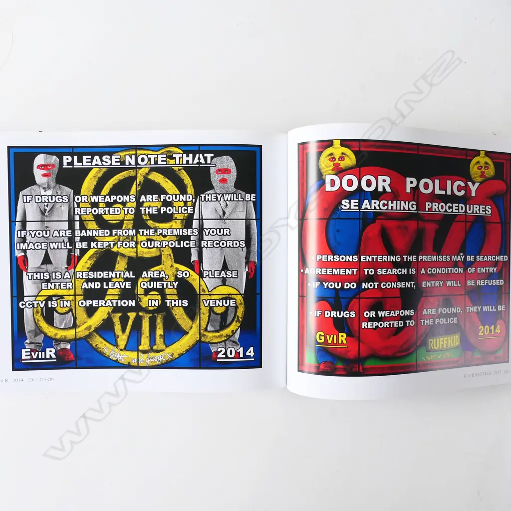 GILBERT AND GEORGE: THE TAMAKI MAKAURAU AUCKLAND EXHIBITION 2022 Image 1++